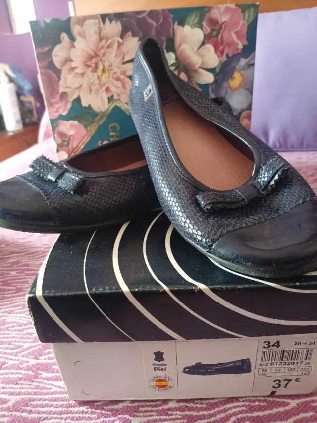 Manoleras Conguitos Azul Marino número 34