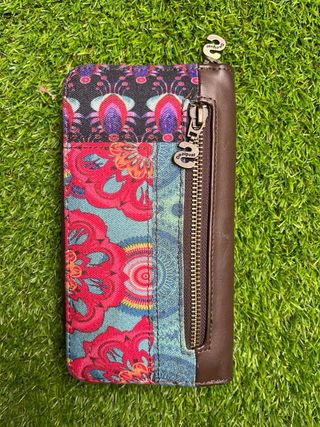 Cartera Desigual Multicolor con pájaro