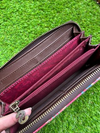 Cartera Desigual Multicolor con pájaro