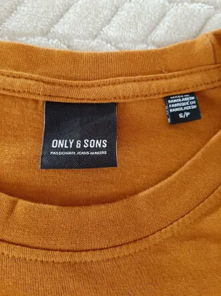 Maglietta Only & Sons Arancione