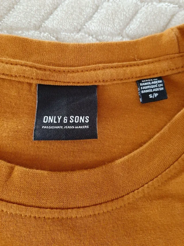 Maglietta Only & Sons Arancione