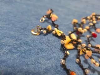 Collana girocollo con perline