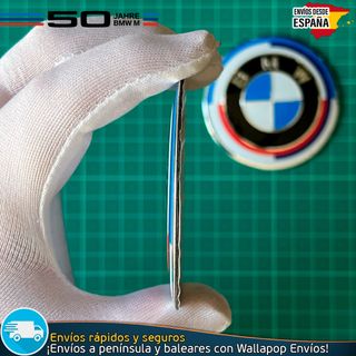 2 Emblemas BMW 70mm Adhesivo Aluminio Coche y Moto