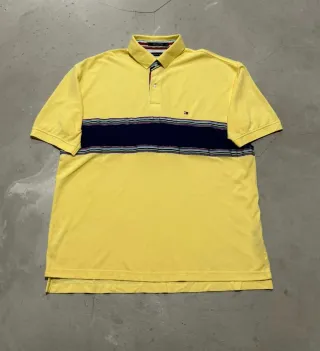 Polo Tommy Hilfiger Uomo Giallo Taglia XL