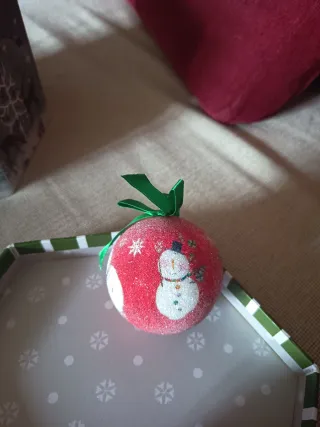 Caja 14 Bolas Navidad Hexagonal