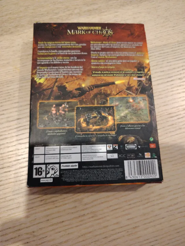 Warhammer Mark of Chaos PC DVD