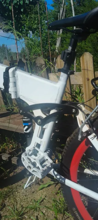 Bicicleta eléctrica montaña plegable Shimano