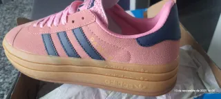 Zapatillas Adidas Gazelle Haco Rosa/Marrón