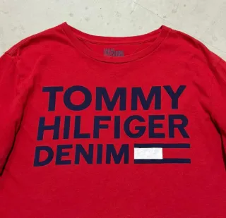 T-shirt Tommy Hilfiger Uomo Tg M Rossa