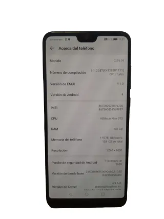 HUAWEI P20 PRO 6GB 128GB