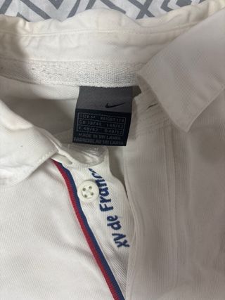 Polo Nike Rugby Francia Blanco