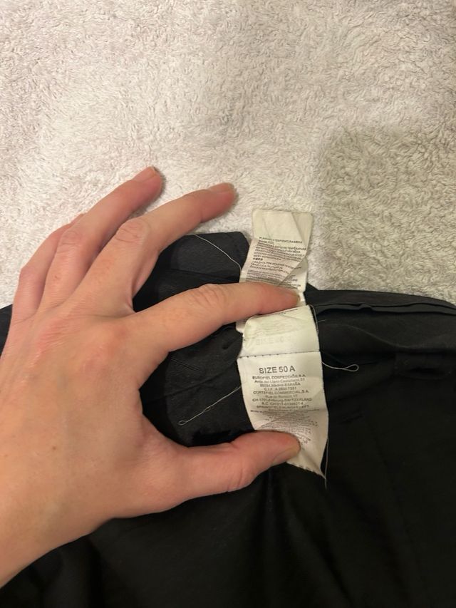 Traje de hombre negro