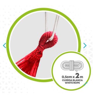 Hamaca de tela multicolor/ NUEVO