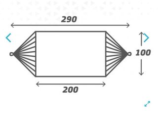 Hamaca de tela multicolor/ NUEVO