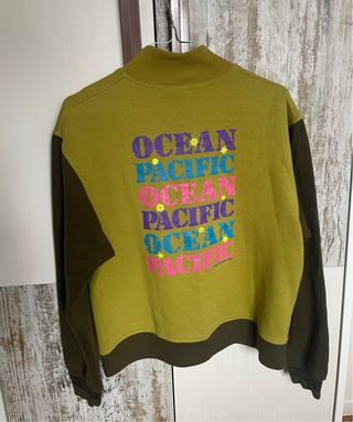 Sudadera chica verde oscuro y verde oliva