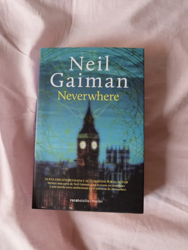 Libro Neverwhere de Neil Gaiman