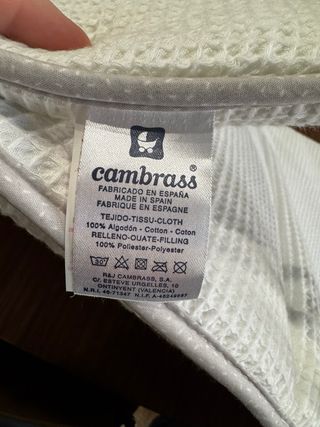 Protector Cuna/Cama Cambrass Acolchado
