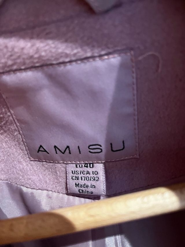 Abrigo Amisu rosa