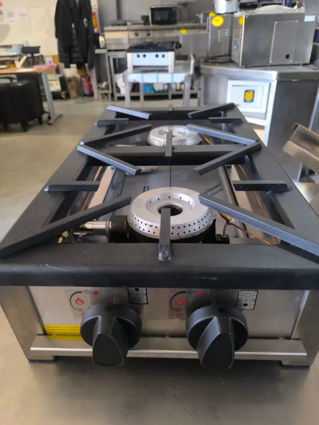 Cocina a gas vertical 2 fuegos