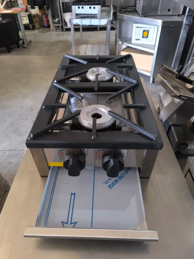 Cocina a gas vertical 2 fuegos