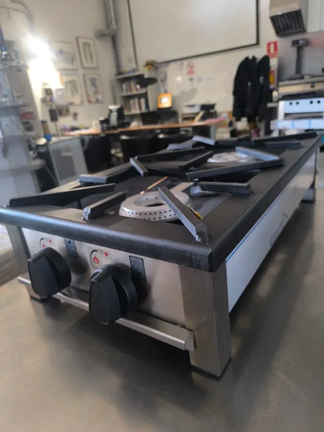 Cocina a gas vertical 2 fuegos