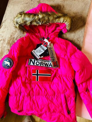 Chaqueta Geographical Norway Rosa Niña Sin esestre
