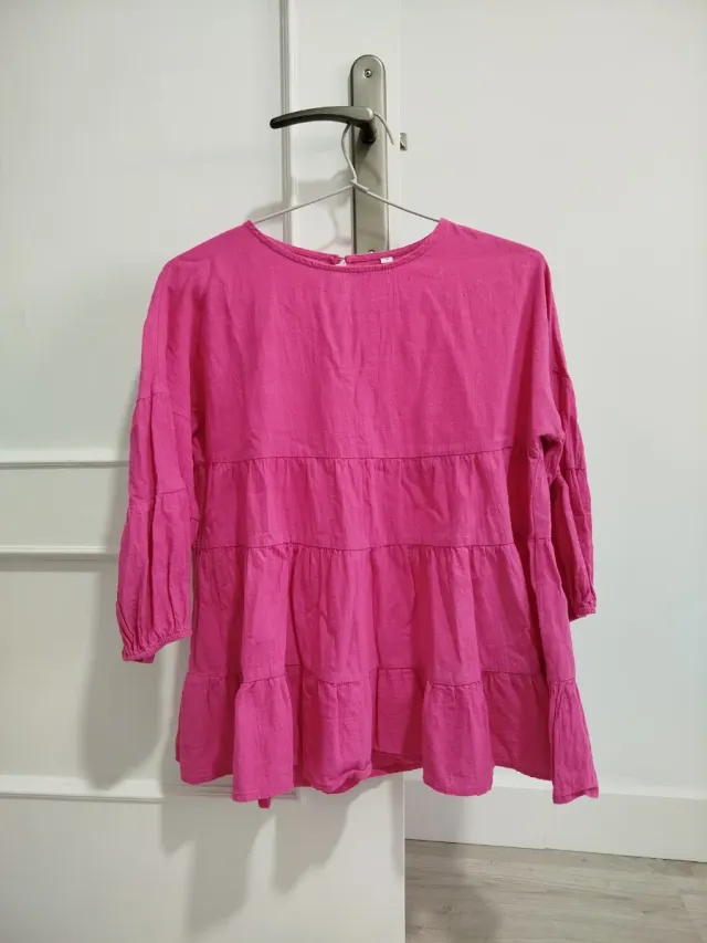 Blusa fucsia Shein Talla S
