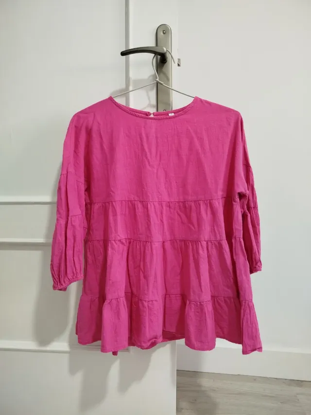 Blusa fucsia Shein Talla S