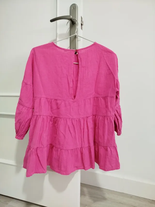 Blusa fucsia Shein Talla S