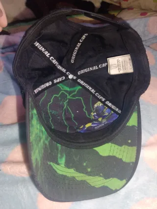 Gorra Monster Energy Negra y Verde