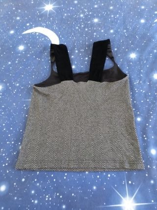 Oroblù Canotta con spalline in morbido velluto