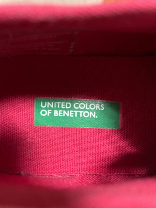 Zapatillas lona rojas niño