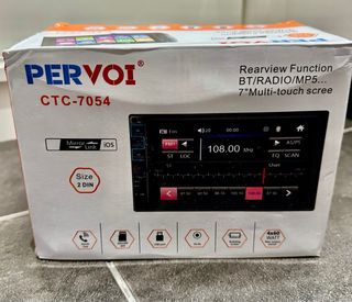 Radio Coche Pantalla 7 PERVOI CTC-7054