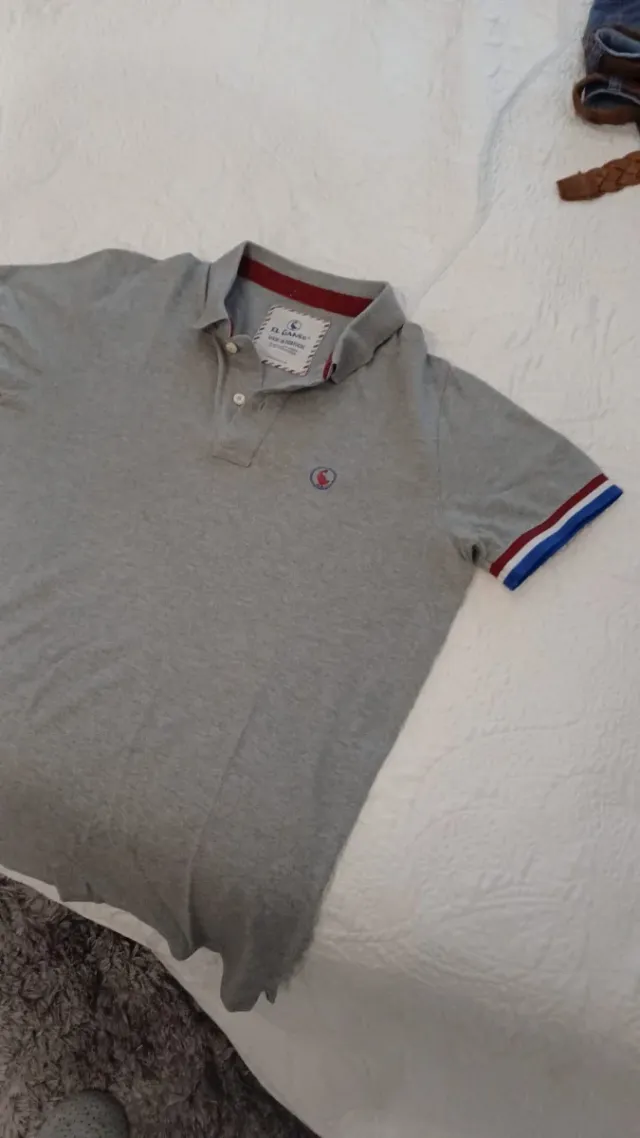 Polo El Ganso Gris Talla M