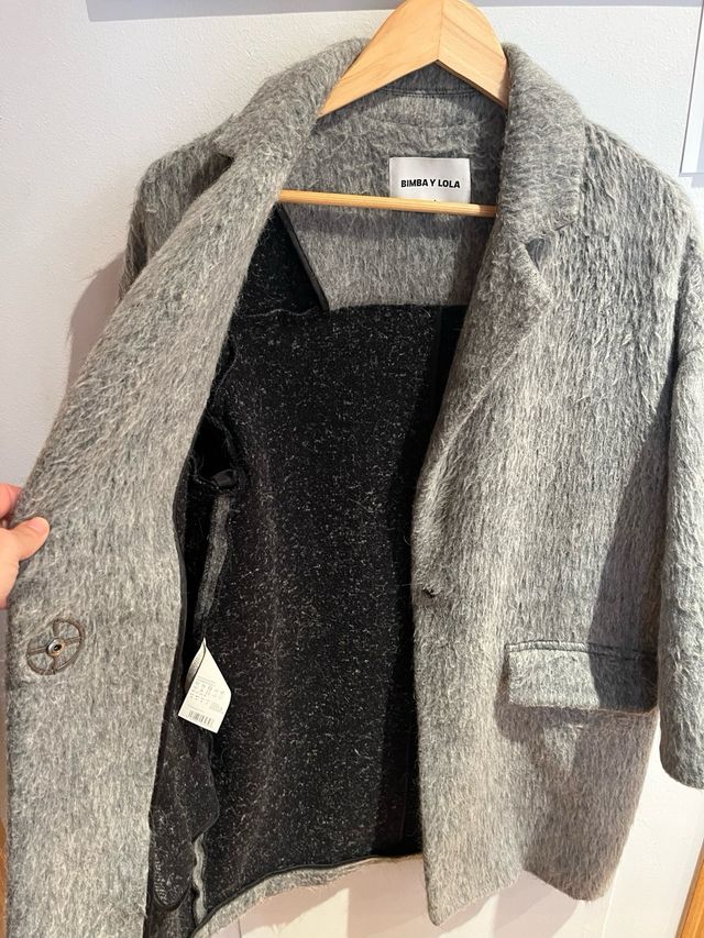 Abrigo Bimba y Lola gris