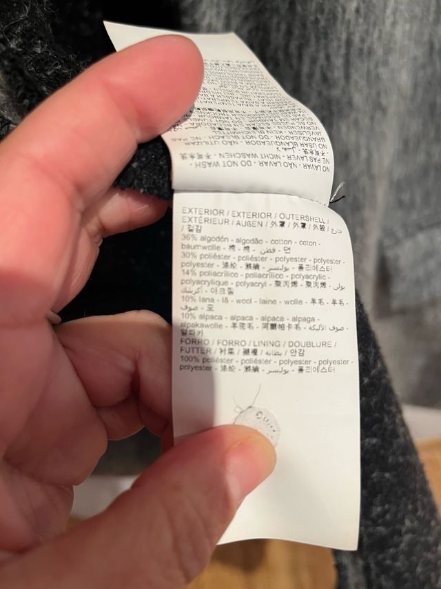 Abrigo Bimba y Lola gris