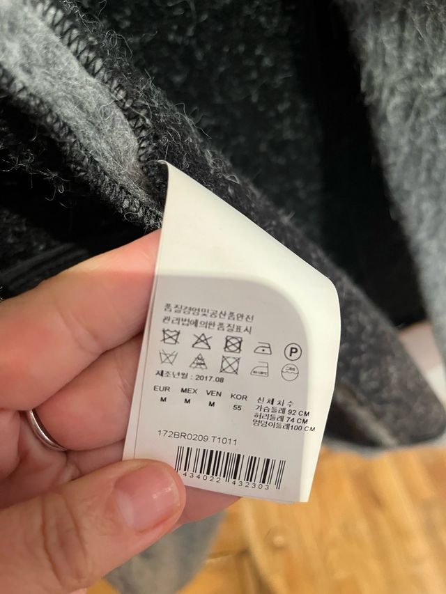 Abrigo Bimba y Lola gris