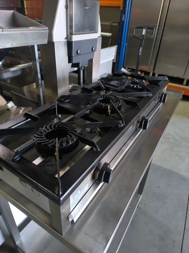 Cocina a gas 3 fogones