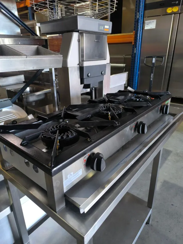 Cocina a gas 3 fogones
