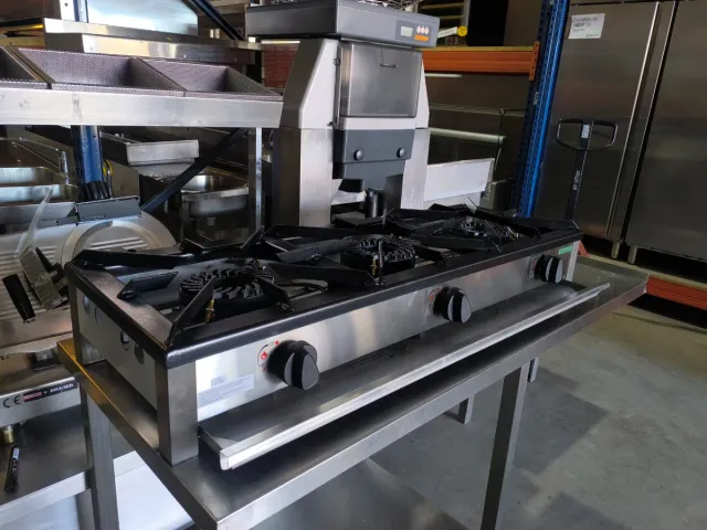 Cocina a gas 3 fogones