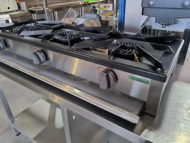 Cocina a gas 3 fogones