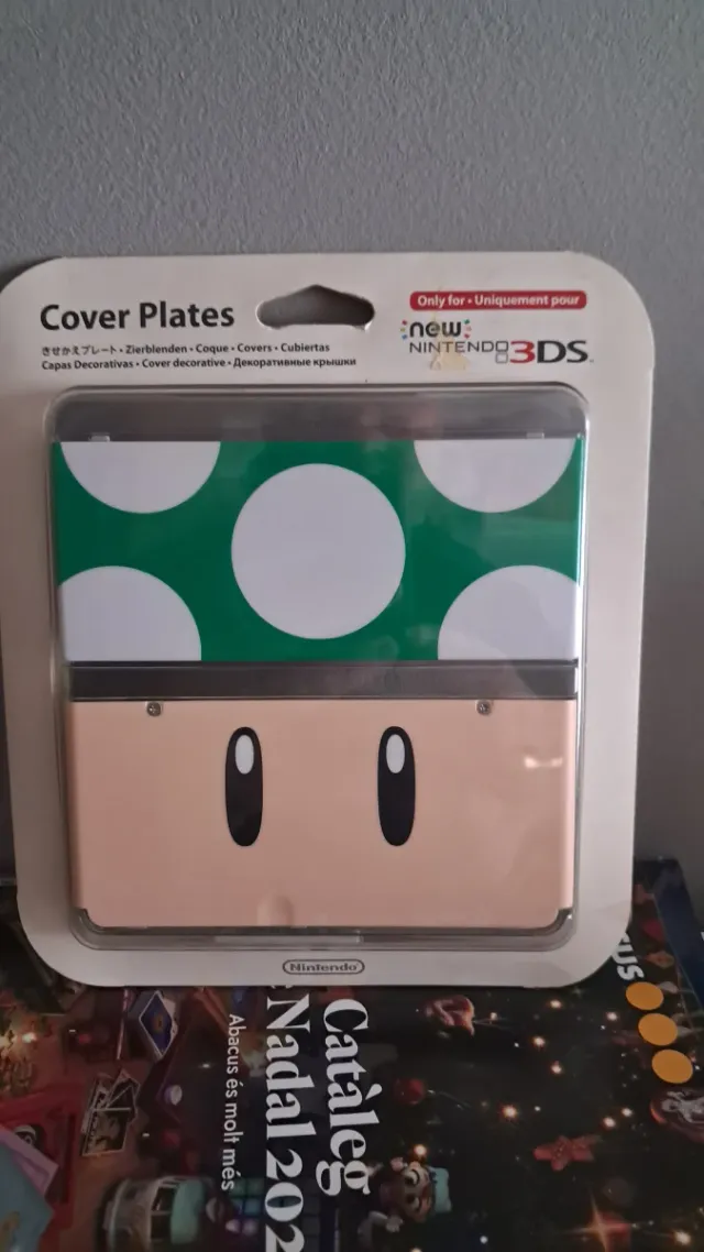 Cover Plates New 3DS Seta Toad Verde