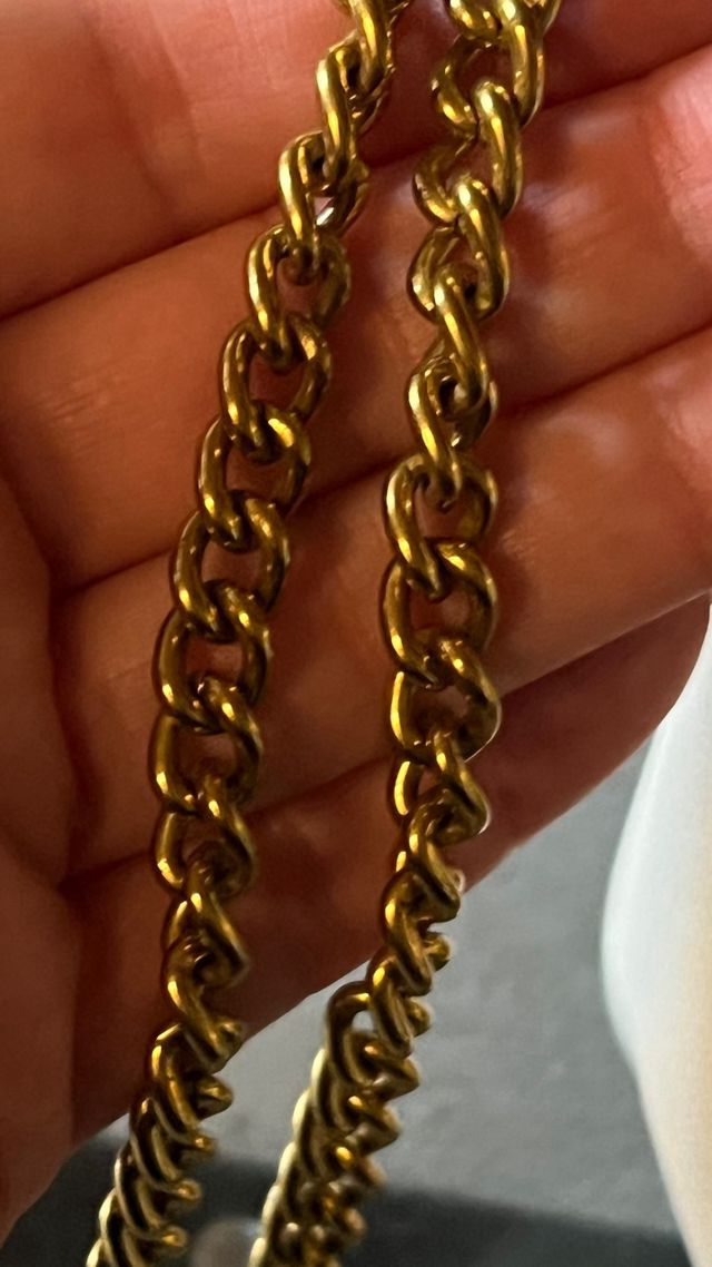 Bolso Gucci Blanco Cadena Dorada