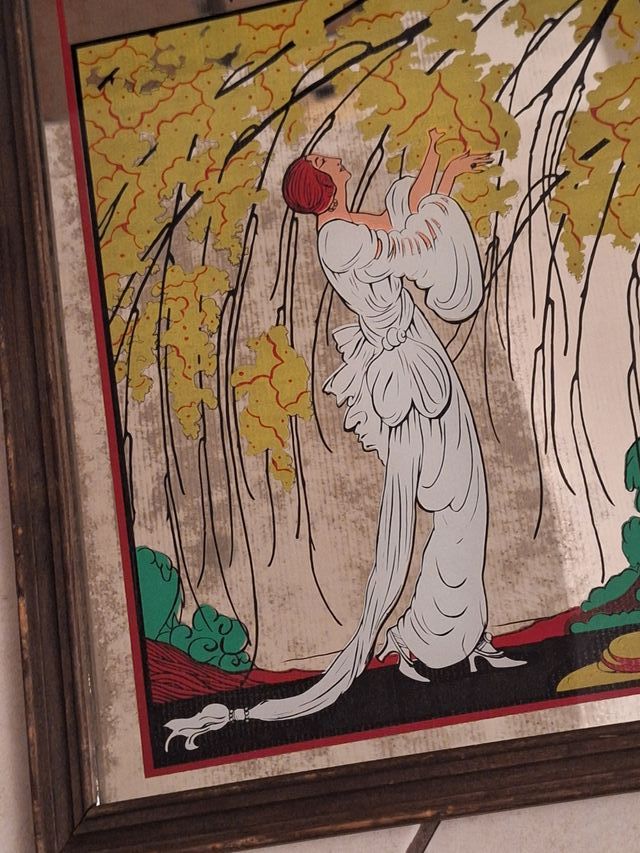 VINTAGE anni 80 - Specchio pubblicitario VOGUE