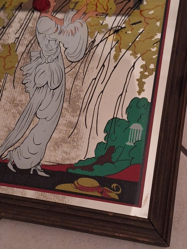 VINTAGE anni 80 - Specchio pubblicitario VOGUE