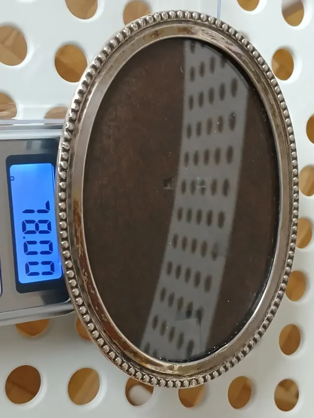 Antiguo portaretratos PLATA 925 CONTRASTADO P.S.XX