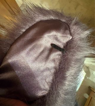 Cuello pelo sintético Gris