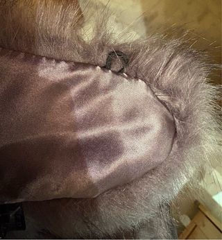 Cuello pelo sintético Gris