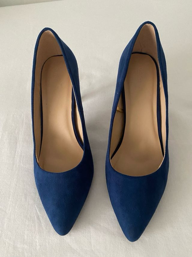 Zapatos de salón azul