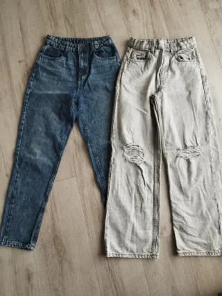 Lote 2 Pantalones Vaqueros Niña T 11/12 Años